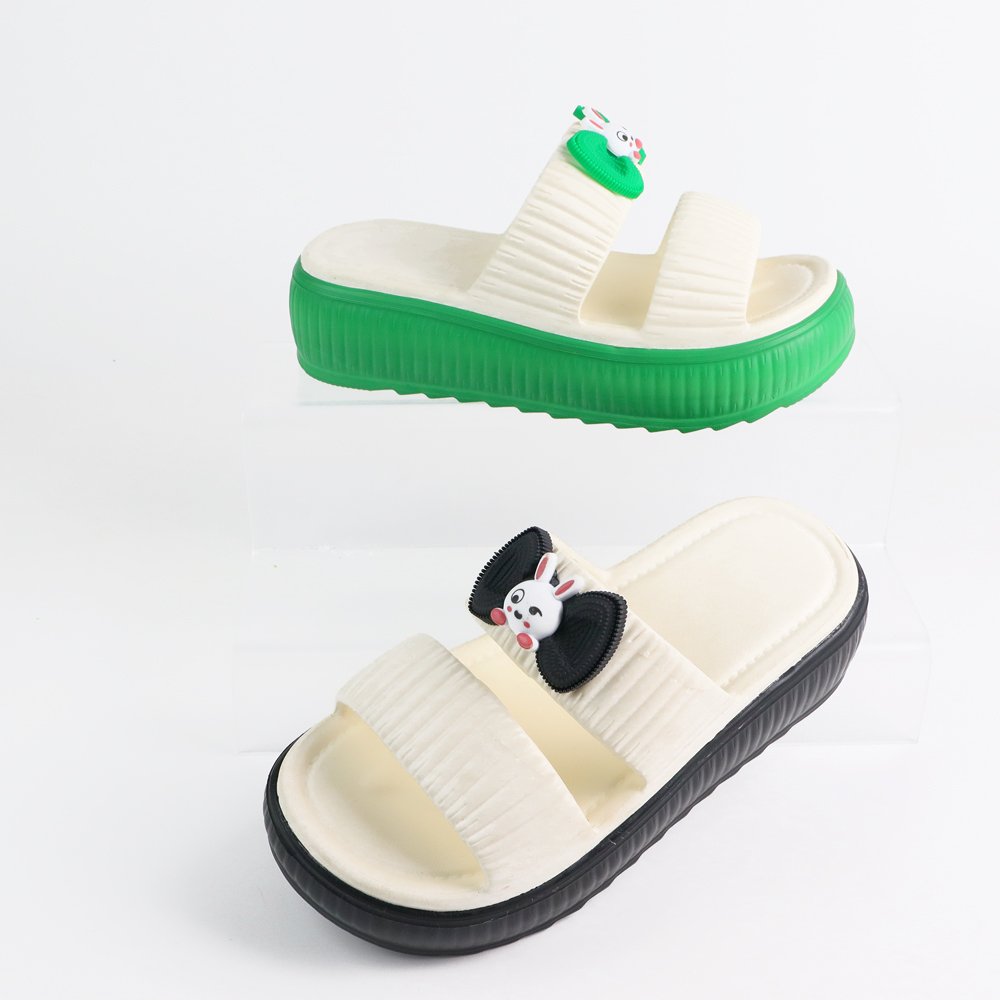 Factory Wholesale Fashion Womens Flat Fancy Slippers Slide Slipper For Girls