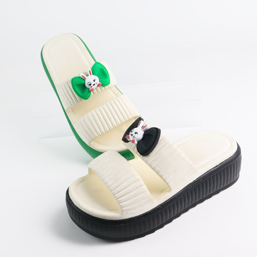 Factory Wholesale Fashion Womens Flat Fancy Slippers Slide Slipper For Girls