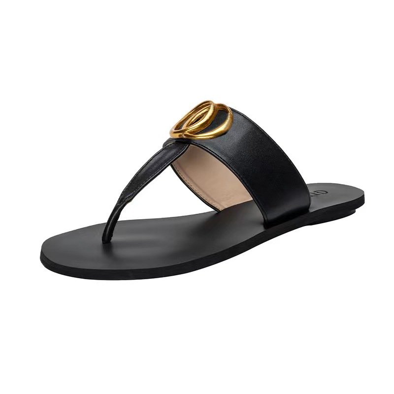 2024 Designer Luxury Women's Flat Sandals Waterproof Summer Beach Flip Flop Slippers Ladies Women's Platform Sandals Wholesale
