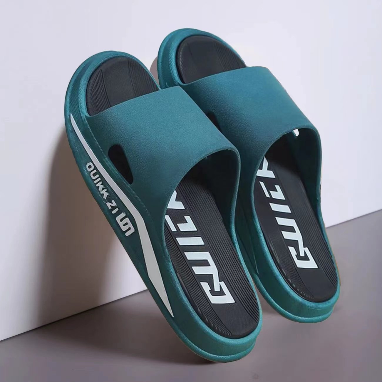 2024 Men's and Women's Summer Slides Non-Slip Soft Bottom Bath Slippers for Home Use with Deodorant Feature for Outgoings