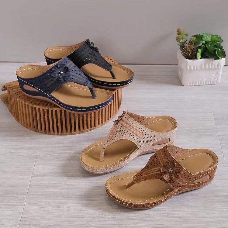 2024 Women's Indoor Slippers Fashion Platform Ladies Shoes Sandals Comfortable Casual Flats Slippers For Women