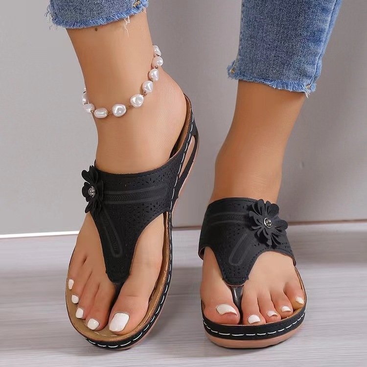 2024 Women's Indoor Slippers Fashion Platform Ladies Shoes Sandals Comfortable Casual Flats Slippers For Women