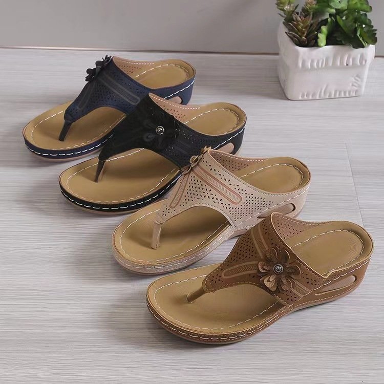 2024 Women's Indoor Slippers Fashion Platform Ladies Shoes Sandals Comfortable Casual Flats Slippers For Women
