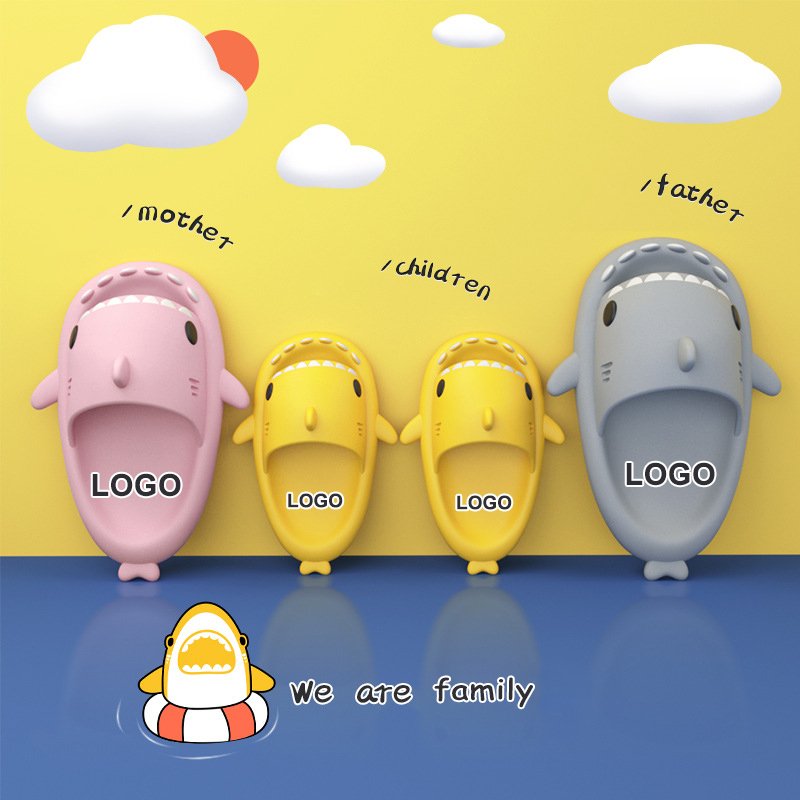 Shark Slides Dropshipping Fluffy Foam Eva Anti Slip Silicon 2024 Summer House Cloud Cute Cartoon Adult Premium Shark Slippers