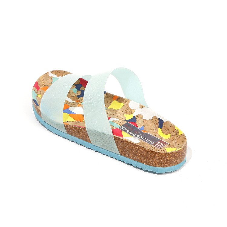 Ladies Shoes Sandals Sport Shoes Summer Women Shoes Outdoor Slippers EVA Cork TPU Factory Customize Summer Opp Bag 5 Pairs