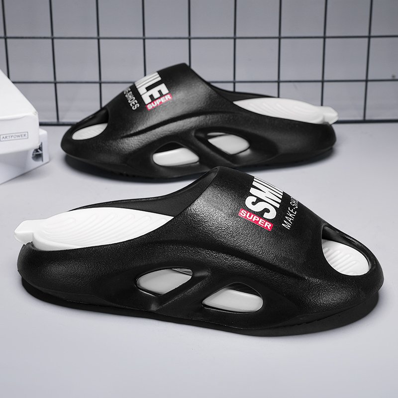 Factory Summer New Style Cool Men's Anti-slip Eva Flat Beach Slides Slippers Breathable slipper eva soft shoes mens brands