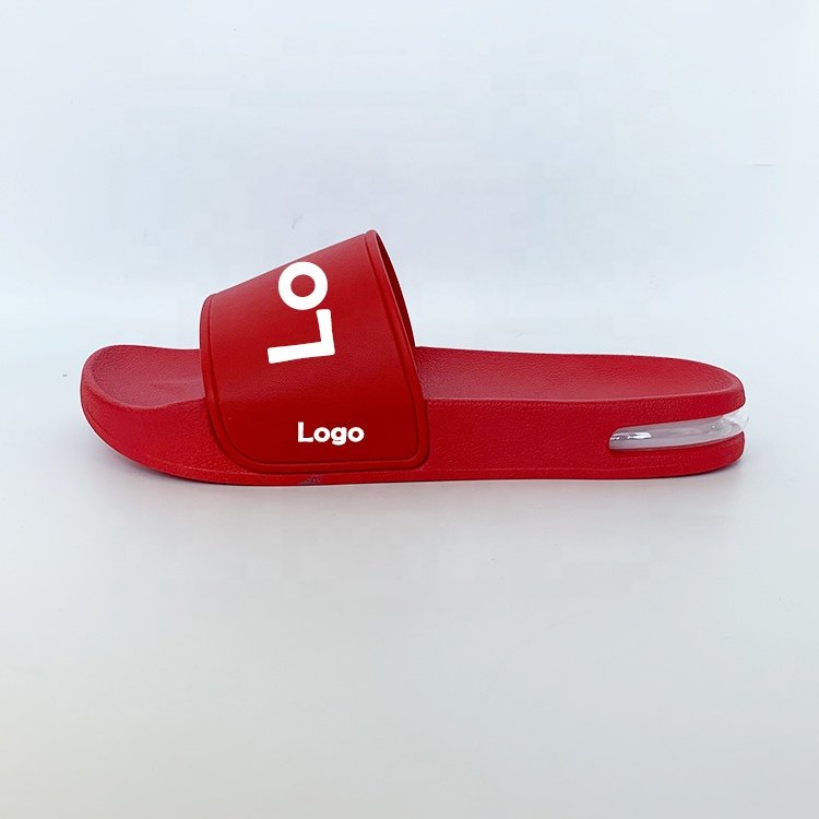 high fashion custom black slippers air cushion slides custom slides slippers men designer blank slippers foot wears unisex