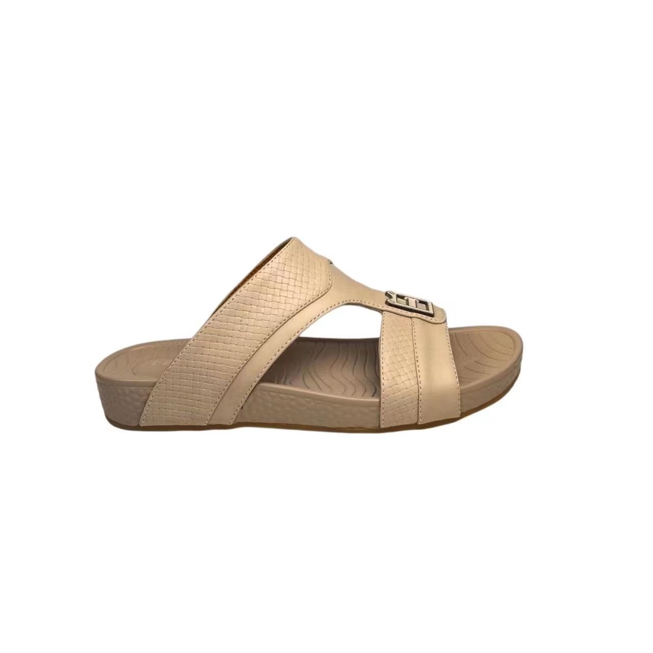 2024 update the latest drop of oriental men's sandals saudi arabic ksa style causal handmade high heel pu slippers