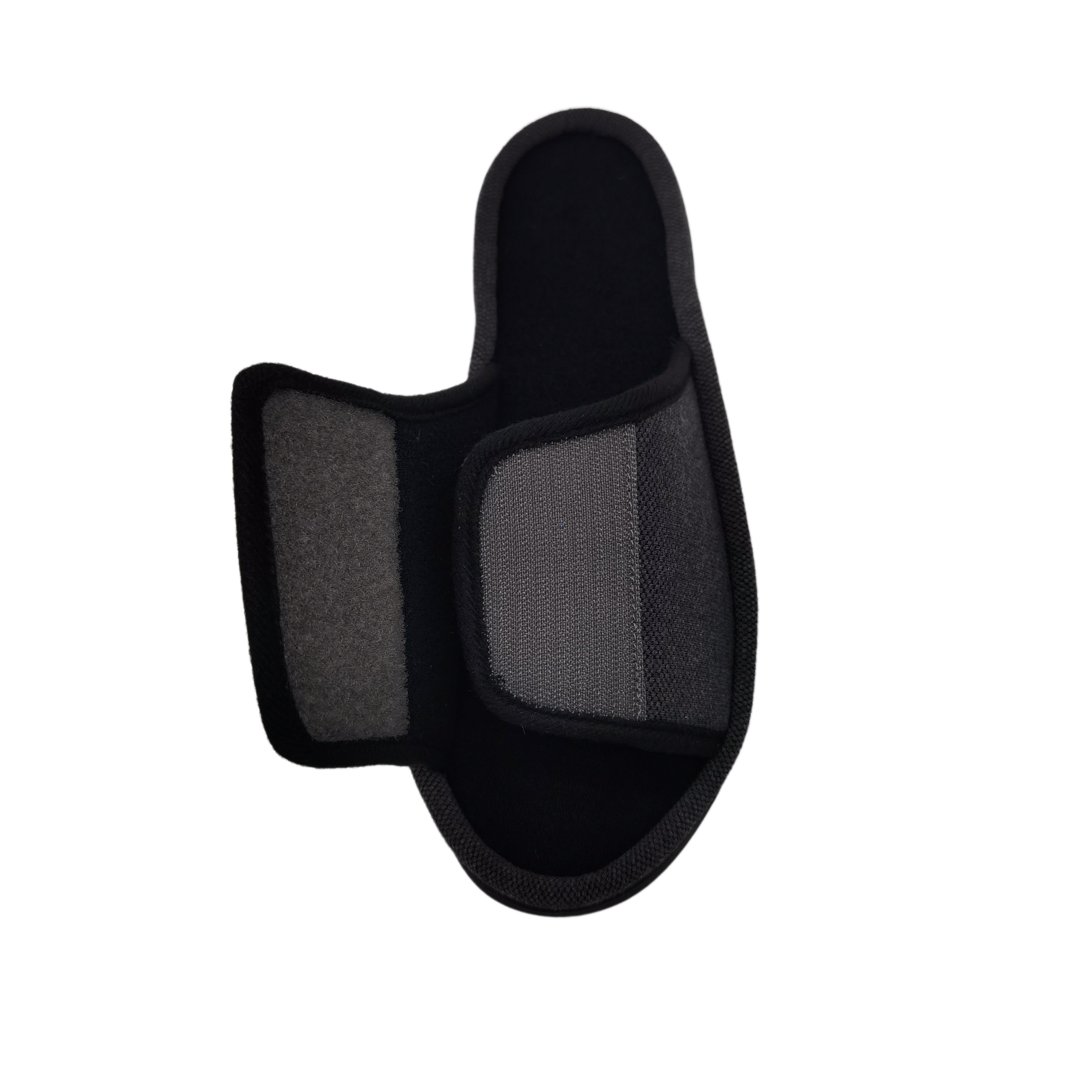 customized OEM indoor slippers one Band Open Toe light weight TPR outsole cotton soft house room slippers for women and men