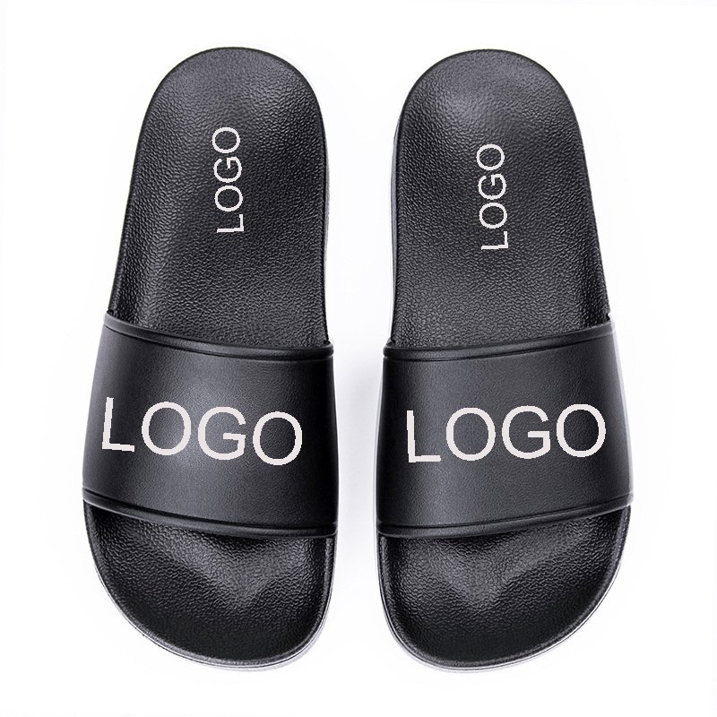 Chen Yu beach slippers ladies casual slip on slides shoes Custom Logo Rubber PVC Slippers for Men
