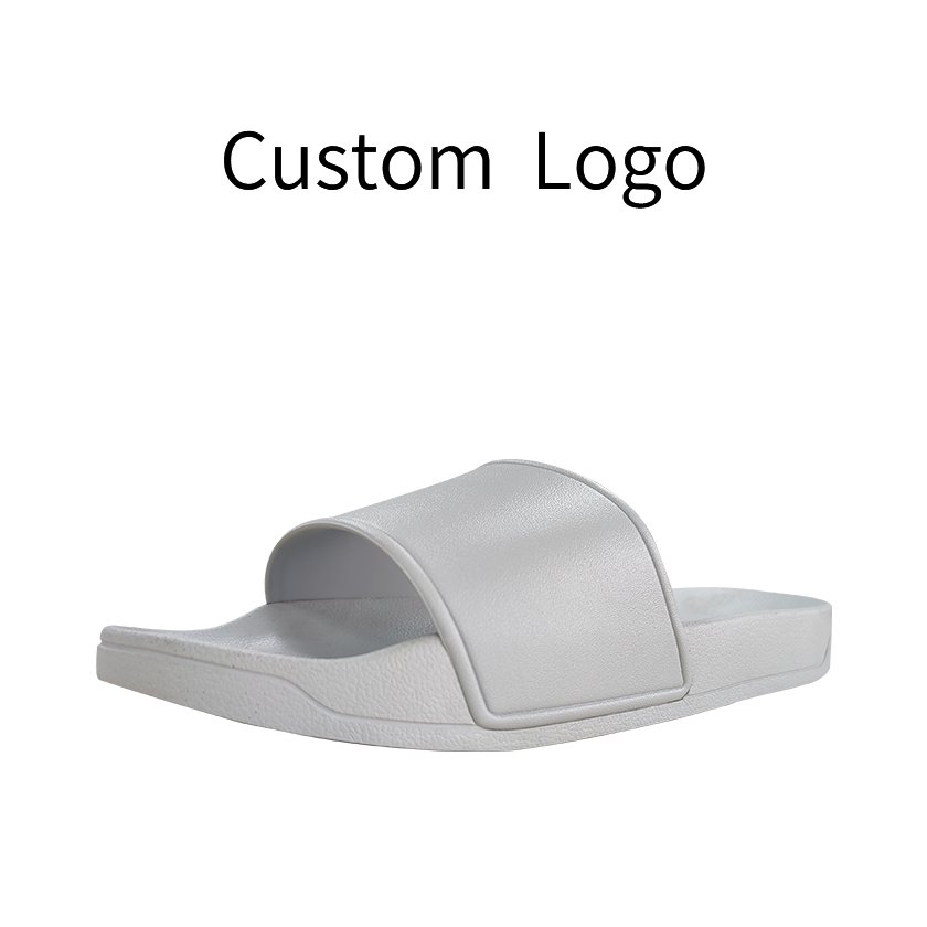 Chen Yu beach slippers ladies casual slip on slides shoes Custom Logo Rubber PVC Slippers for Men