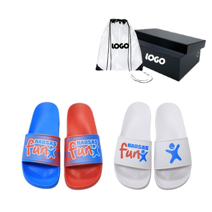 Chen Yu beach slippers ladies casual slip on slides shoes Custom Logo Rubber PVC Slippers for Men
