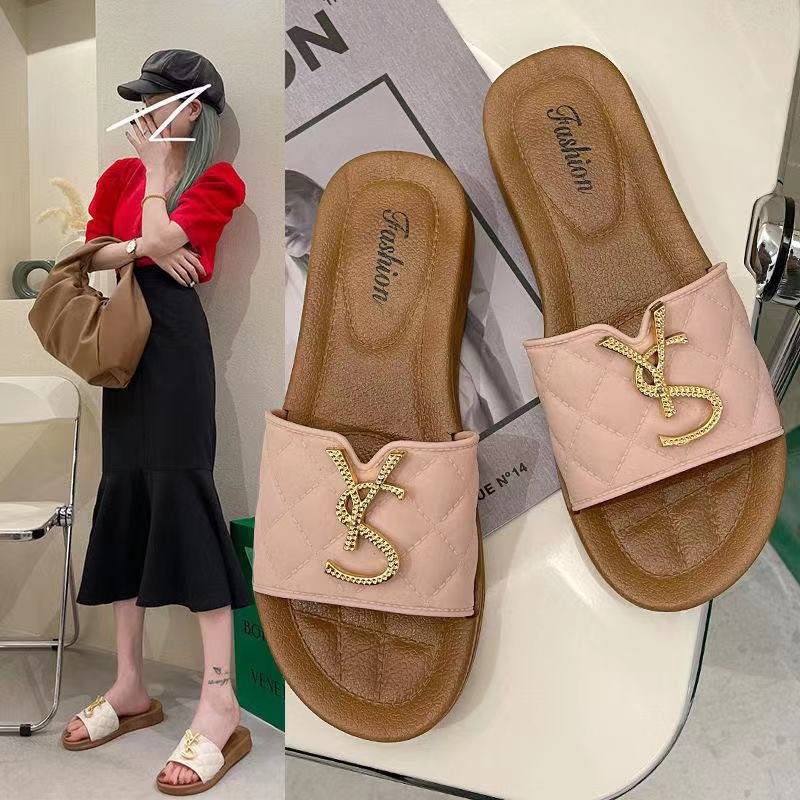 New arrival slipper bathroom non-slip eva flat slippers designer slides home slipper for women