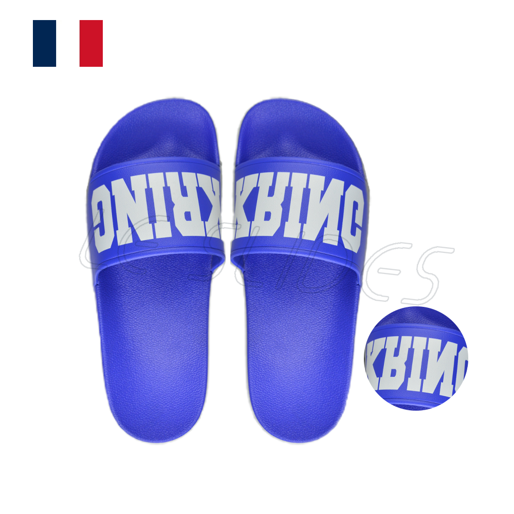 Greatshoe customize LOGO black sliders slippers for men ,customize blank slide sandals slippers, men custom logo slides