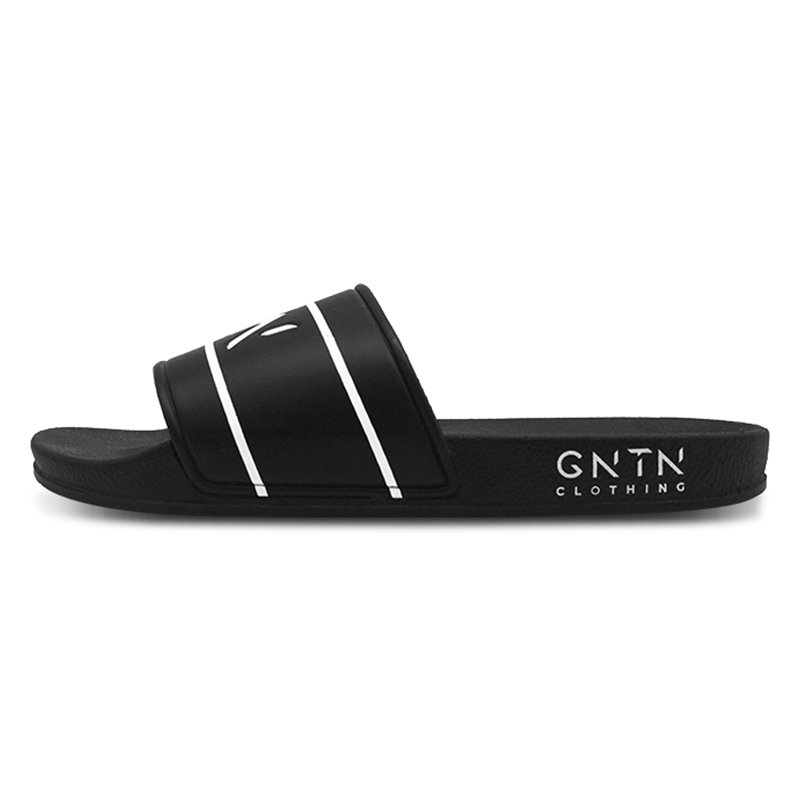 Greatslides Sandales De Plage Flat Sandals For Men,Comfy Slides Footwear Manufacturer,Custom 3D Embossed Slide Sandal