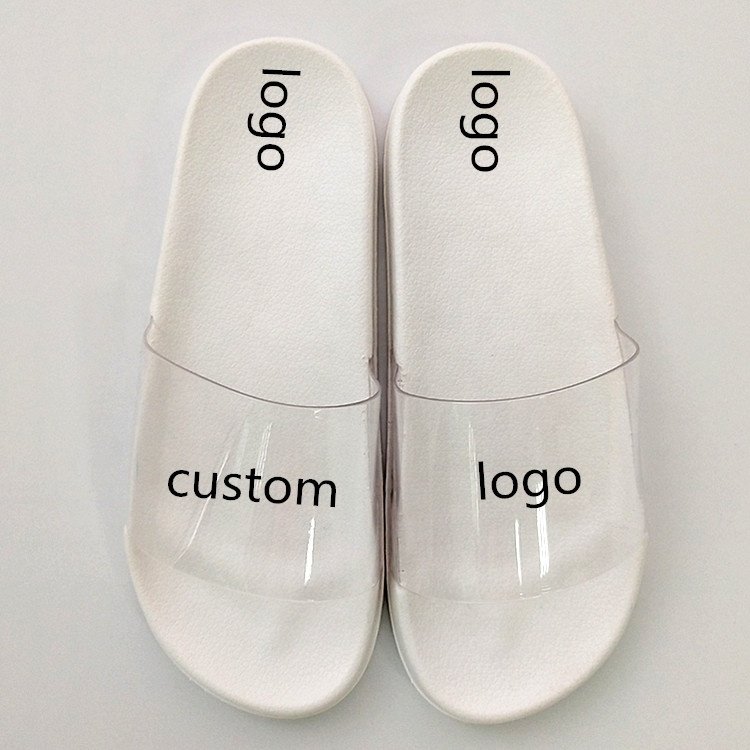 Beach comfort white pvc eva black glitter red blank plain oem custom logo slide sandal slipper women and men shoe manufacturer