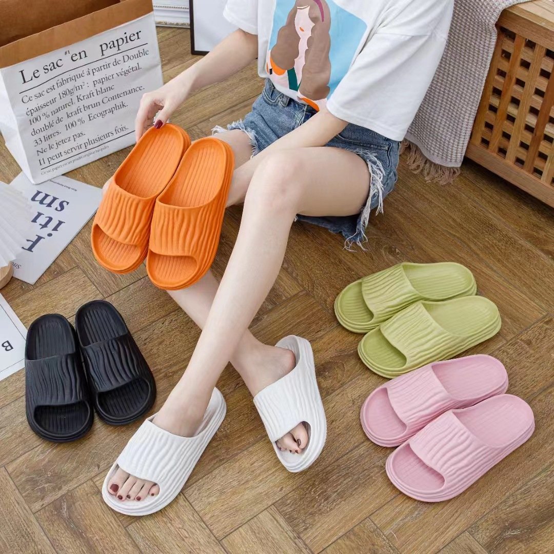 Home Indoor Beach Outdoor Slide Slippers Men'S Summer Shoes Outdoor Platform Non-Slip Slippers For Woman
