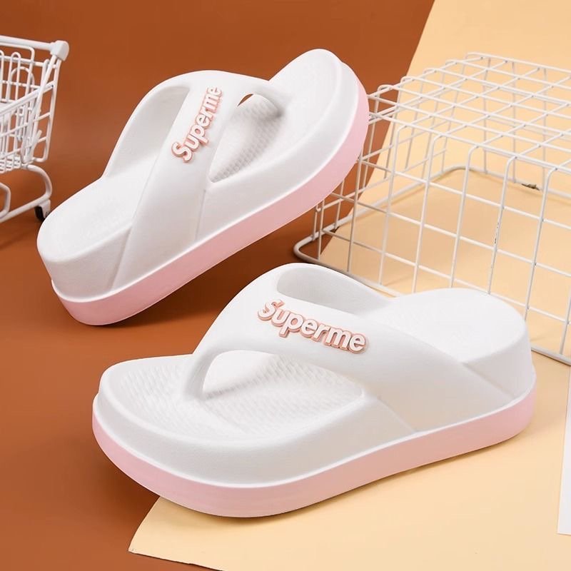 Summer Outdoor Beach Leisure Women's Herringbone Slippers with High Fashion Women's Home Leisure Slippers