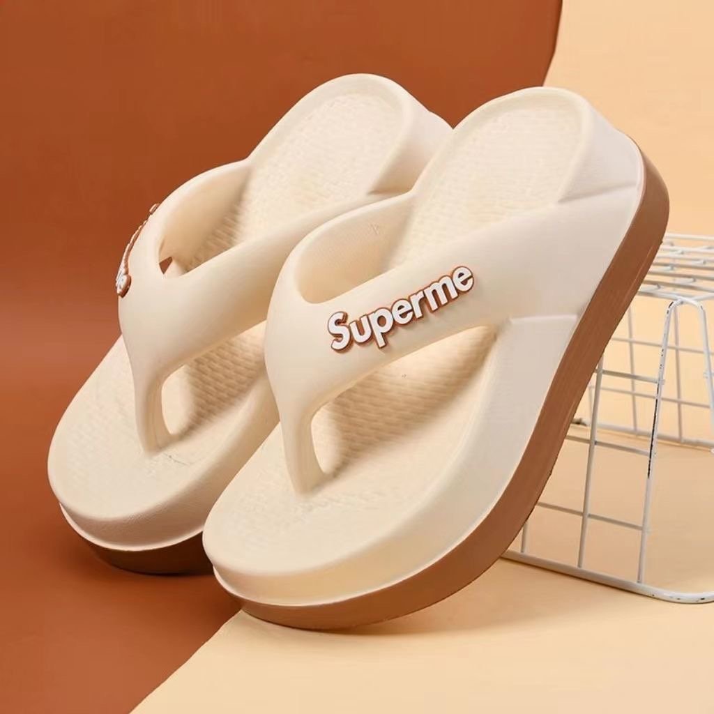 Summer Outdoor Beach Leisure Women's Herringbone Slippers with High Fashion Women's Home Leisure Slippers