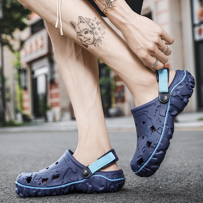 Wholesale Customize house slides slippers men sporty shoes fashion flat slipper EVA male beach summer clogs