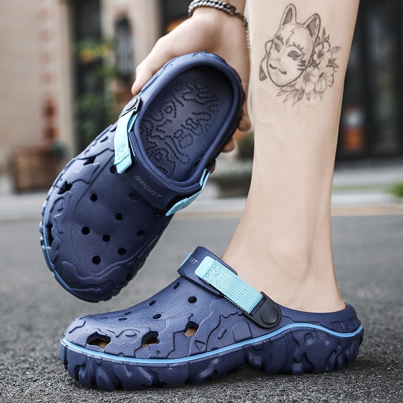 Wholesale Customize house slides slippers men sporty shoes fashion flat slipper EVA male beach summer clogs