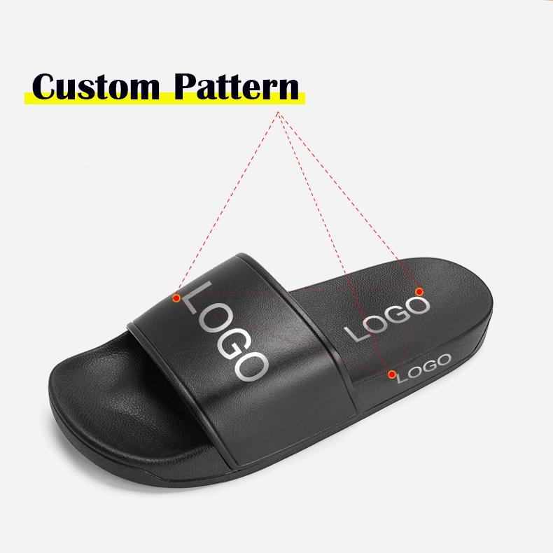 2024 Customization Blank Original Brand Logo Slides Sandal Footwear Casual Sport Slides Slippers For Men Women