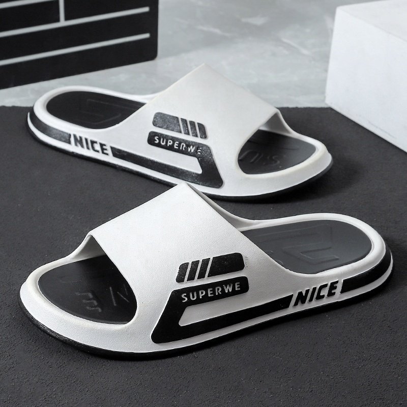 2023 Factory Wholesale Black Outdoor Sports Slippers Fashion Non-slip Slides Sandals Indoor Slippers For Men