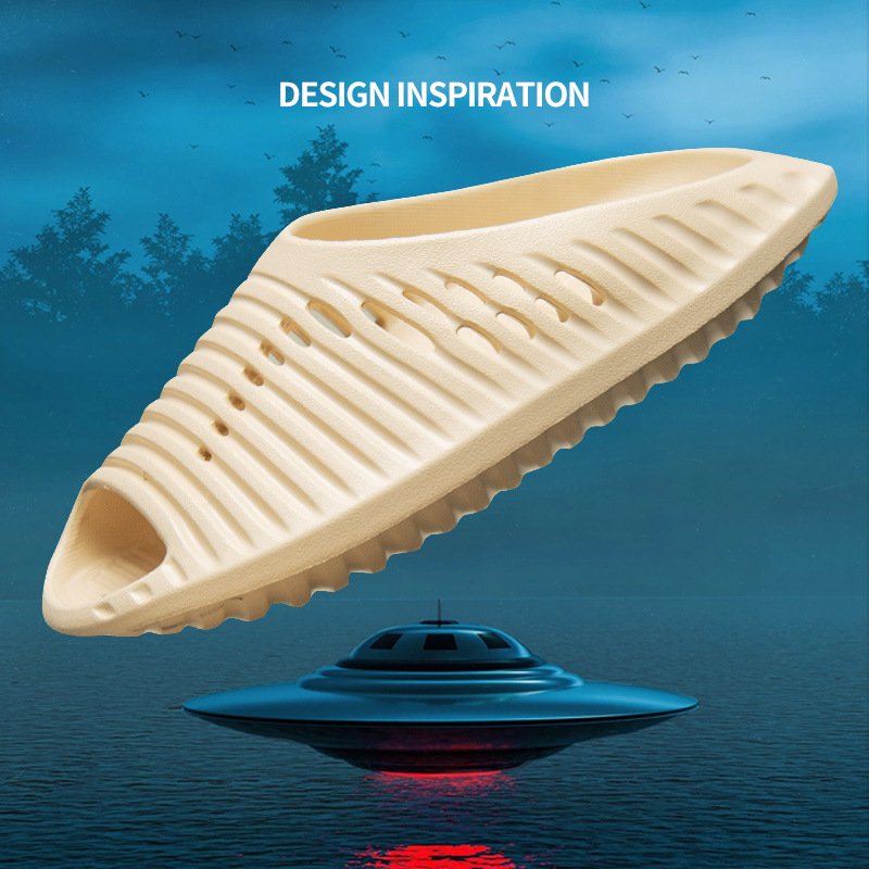 2023 New Style Wholesale EVA Foam Indoor Outdoor Summer Beach Casual Ladies Women Men Home UFO Slides Slippers For Men Women