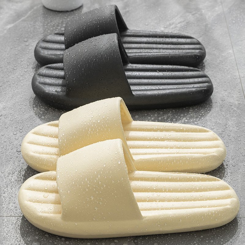 Non-slip Slippers Wholesale Colorful Soft Thick Sole Slides Slippers Flip Flops Women's Shoes Men's Shoes Bathroom