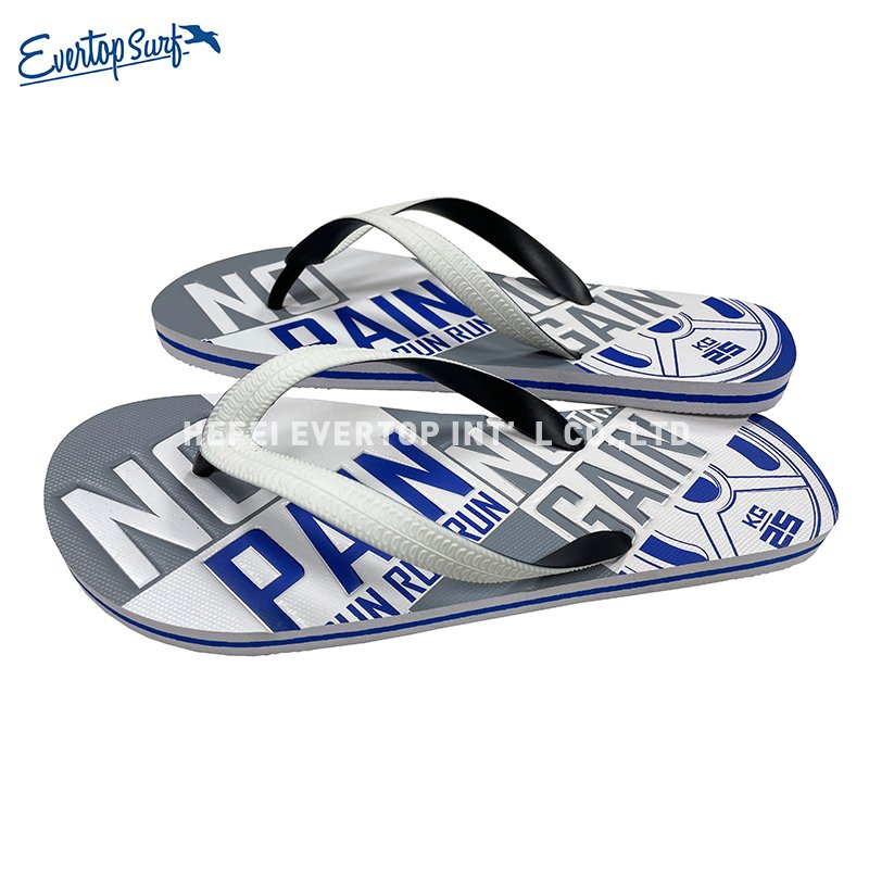 Fashion casual rubber sandal shoes indoor outdoor men's non-slip summer luxury flip-flops slippers