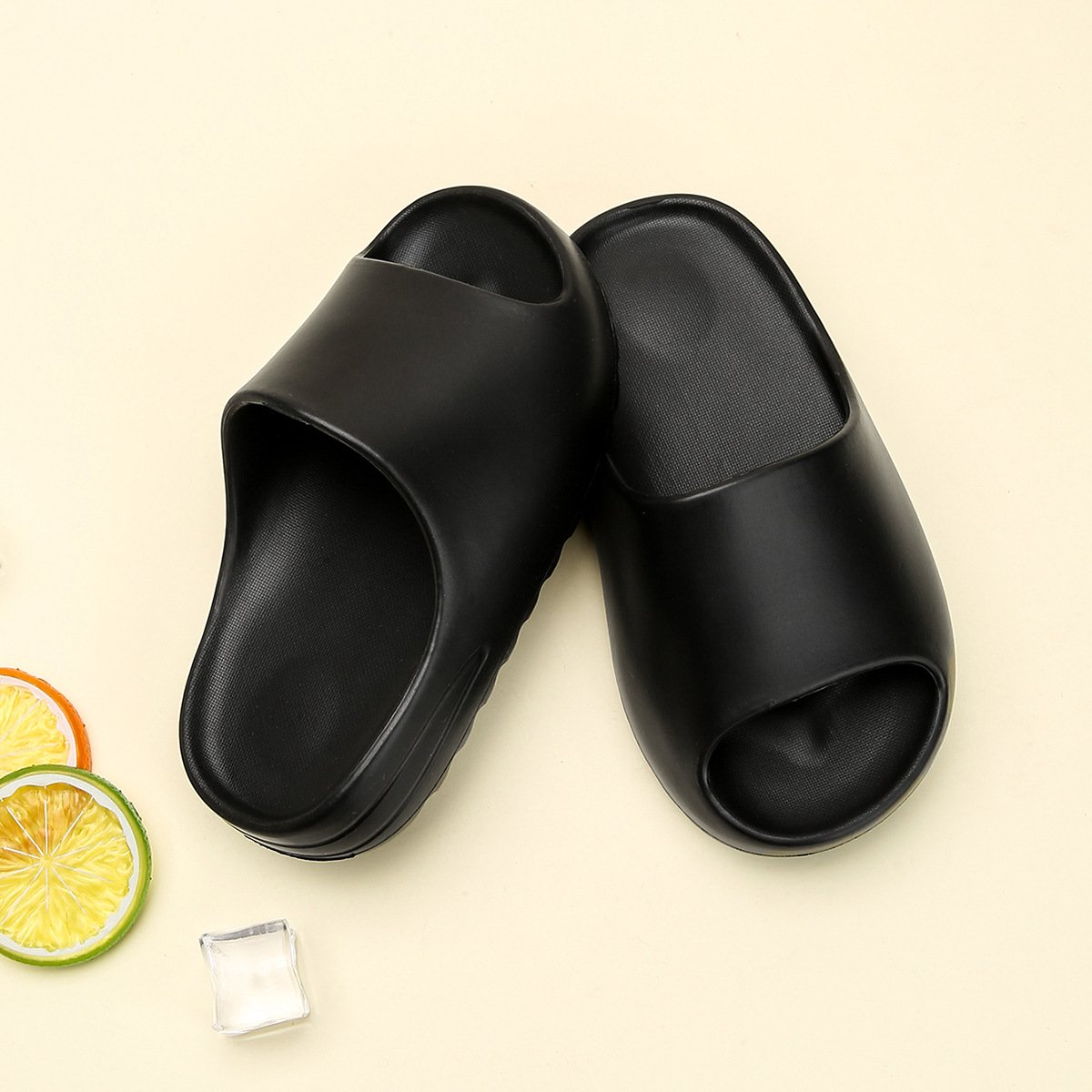 New Style Kid Open Toe Slippers Simple Indoor and Outdoor EVA Slides Slipper For Girl Boy Children