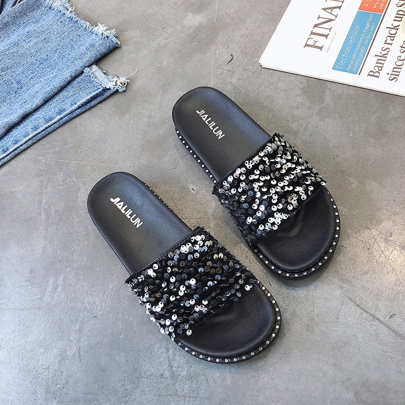 New Design Thick Women's Sandals Flip-flops Waterproof Ladies Fashion Slides Slippers