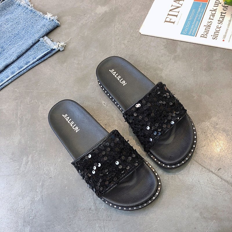 New Design Thick Women's Sandals Flip-flops Waterproof Ladies Fashion Slides Slippers