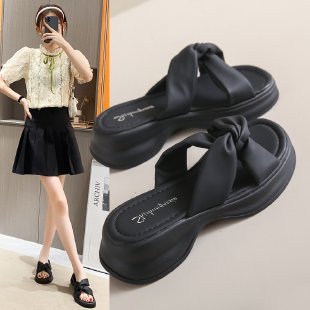 Best selling causal shoe slides platform women slipper shoes with high quality