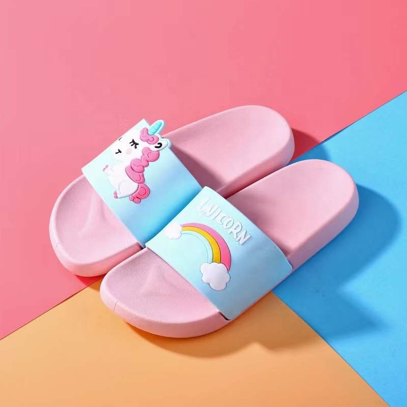 Summer Kids EVA Beach Cartoon Flip Flop Slippers Slides Shoes House Slippers Slides Indoor Baby for Girls