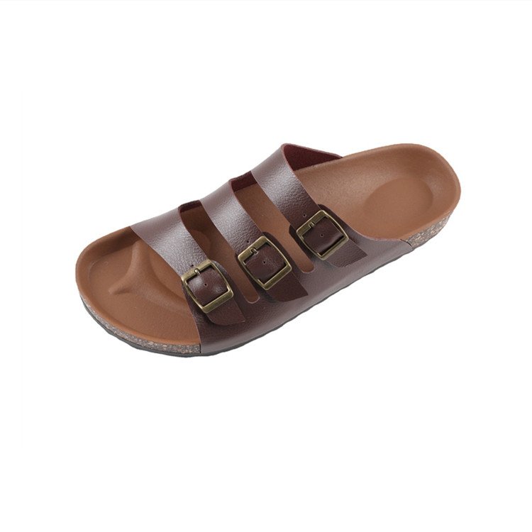 designer sandals Manufacturer Custom Big Size Cork Slippers For Women Summer Fashion Ladies Slides Slippers heel protection