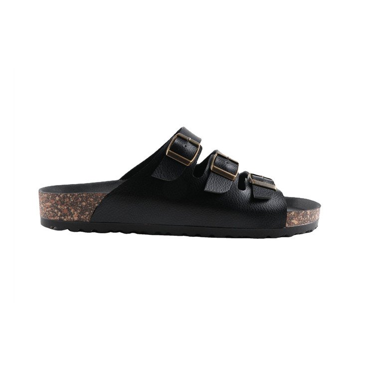 designer sandals Manufacturer Custom Big Size Cork Slippers For Women Summer Fashion Ladies Slides Slippers heel protection