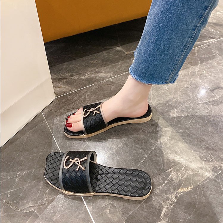 New arrival slipper slippers for women flat designer slides home slipper for women