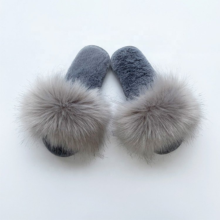 2021 luxury newest warm ladies fuzzy plush indoor slides slippers fluffy furry house slippers winter fur women shoes