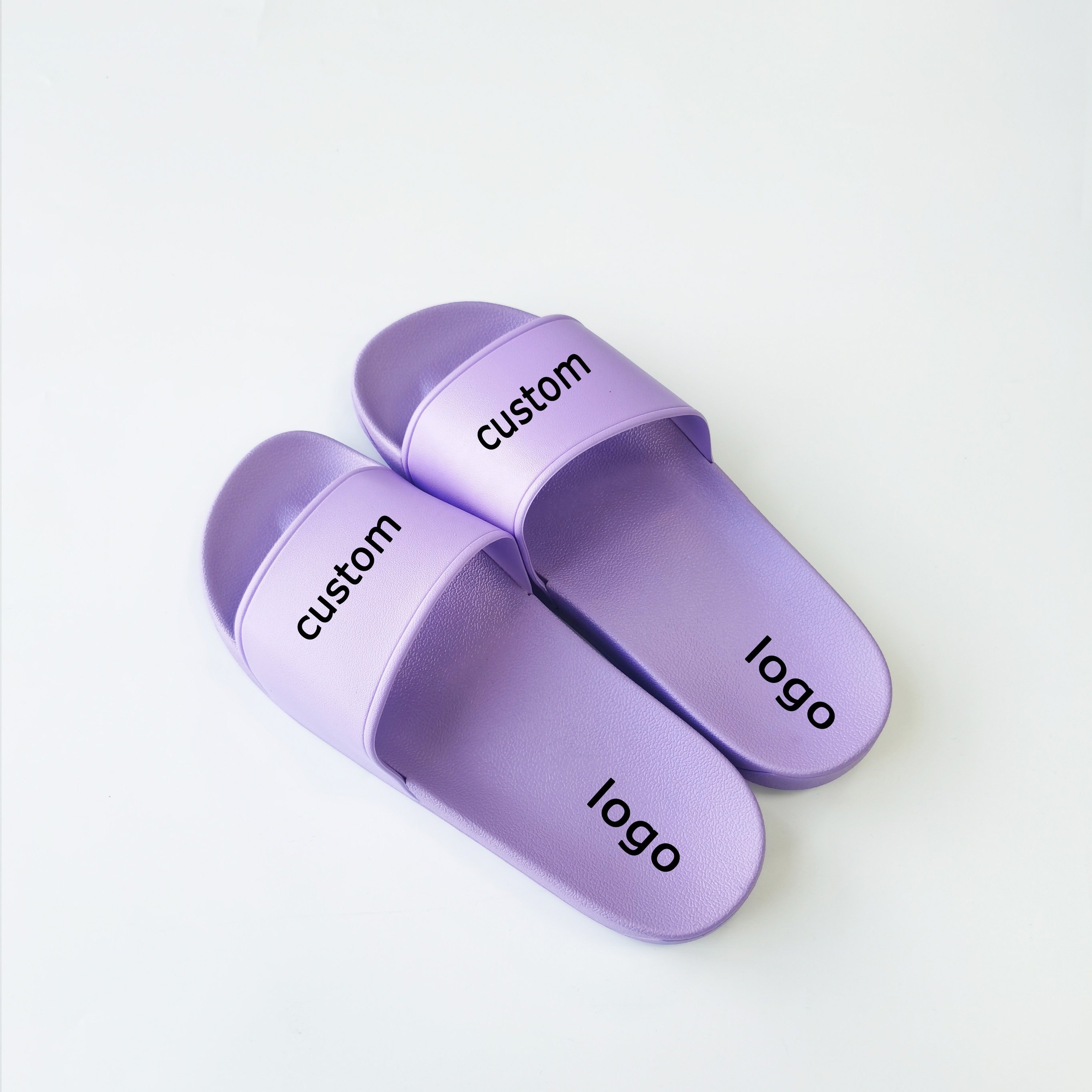 2022 EVA PVC Shoes man Sandal Made Printed Logo Woman Custom Slippers men slides