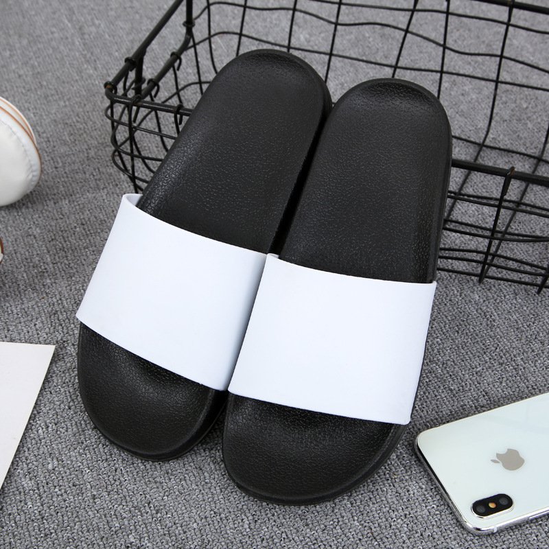 Slide Slipper Pads Black And White Blackplain 8pcssale Summer Slides Sandals Feet Padogo Men Pvc Custom Printed Slides 2 Pair