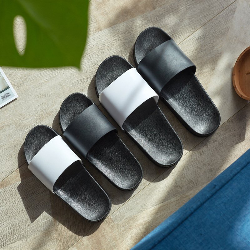Slide Slipper Pads Black And White Blackplain 8pcssale Summer Slides Sandals Feet Padogo Men Pvc Custom Printed Slides 2 Pair