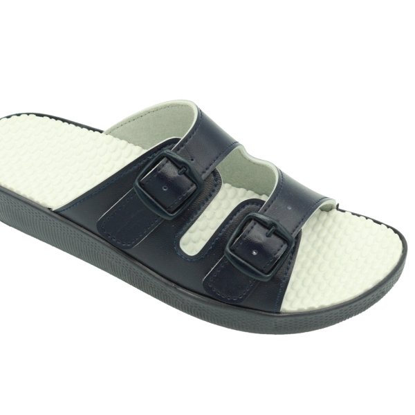 women sandals Anti-slip High Quality Buckle Beige White Black Blue Soft Massaging Insole Sanitary Slippers