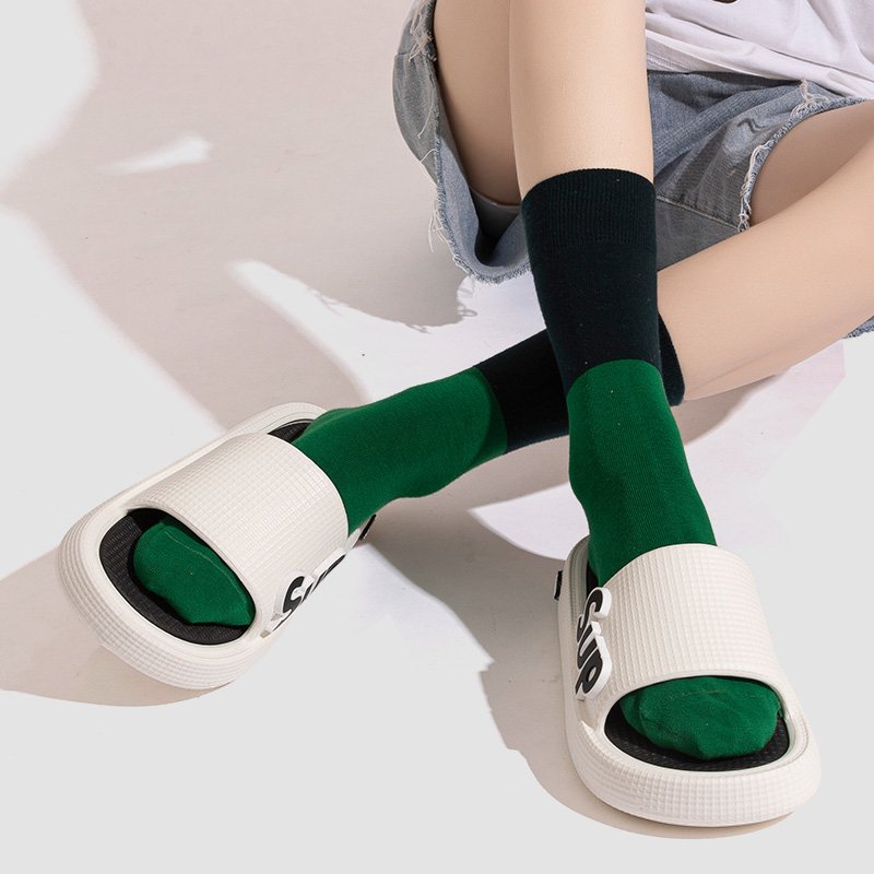 Thick Sole Soft Men's Shoes Indoor and Outdoor Sporty Slippers Simple Fashion Non-slip Slides Slippers Accept Customization