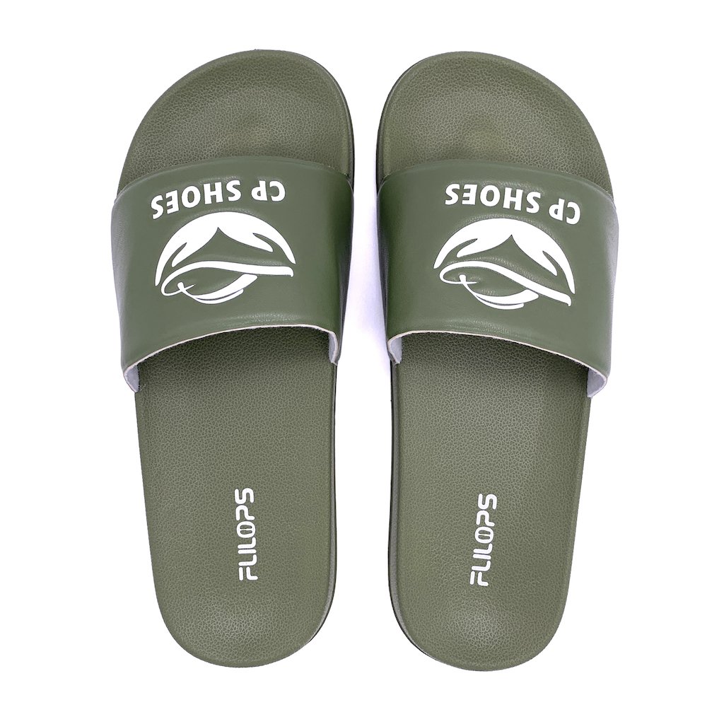 Factory Custom Pool Slides Slippers with Embossed Logo Reliable And Cheap Footwear