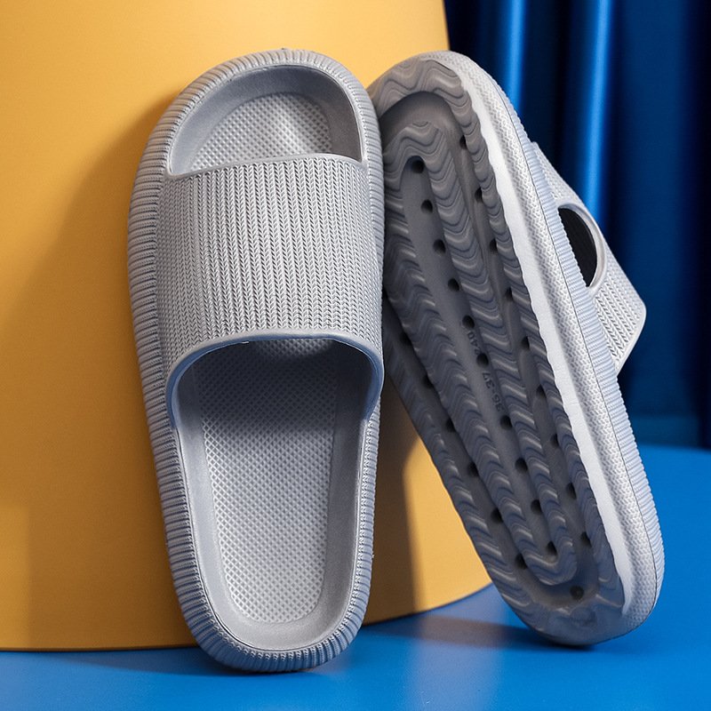 Top sale guaranteed quality mens summer slippers unisex indoor outdoor slippers with solid color