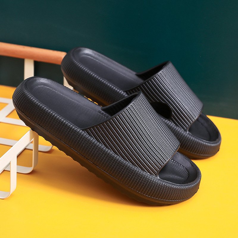 Top sale guaranteed quality mens summer slippers unisex indoor outdoor slippers with solid color