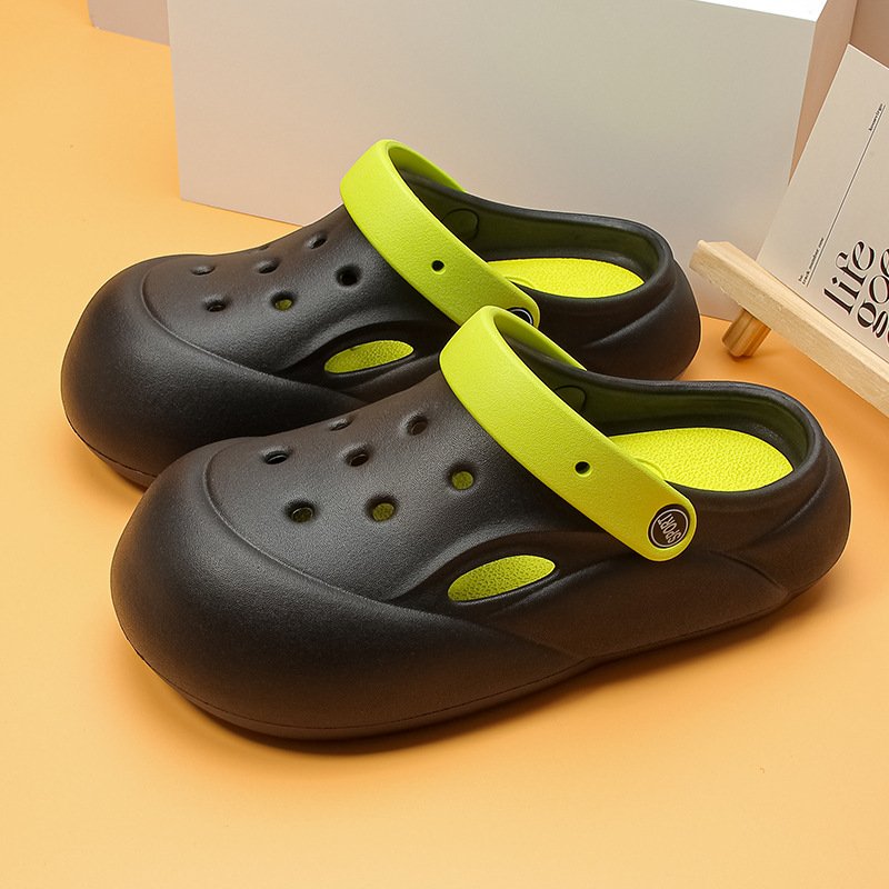 2024 New Fashion Soft And Comfortable Shoes For Women Thick-soled Outdoor Wear Eva Sandals And Slippers For Men