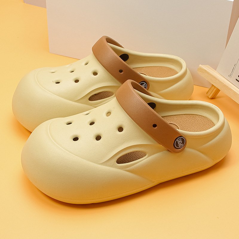 2024 New Fashion Soft And Comfortable Shoes For Women Thick-soled Outdoor Wear Eva Sandals And Slippers For Men