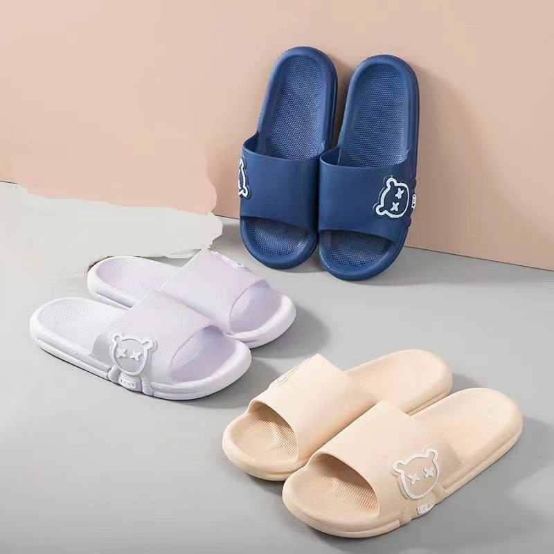Summer Casual Men's Slippers Slides EVA Beach Slides Outdoor Unisex Thick Sole Bottom Platform Open Toe Sandals